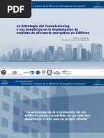 La Estrategia y El Commissioning y Sus Beneficios en La Implantación de Medidas de Eficiencia Energética