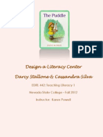 Design A Literacy Center Darcy Stallone & Cassandra Silva