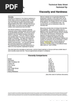 Viscosity and Hardness Comparison