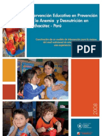 PMA - Proyecto Educativo Nutricional - Pachacutec