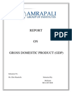 Report On GDP Kadir