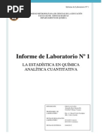 Informe #1 Química Analítica - II - 2012