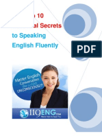 Top 10 Essential Secrets To Speaking English Fluently PDF