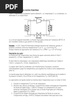 Etude D'une Machine Frigorifique