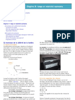 Ch8 Temps Relativite Restreinte