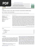 A Literature Review On The Safety Assessment of Genetically Modi Ed Plants IMPORTANT