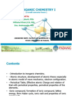 Inorganic Chemistry 1