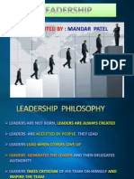 Leadership Ideology and Dhirubhaism Leadership Style