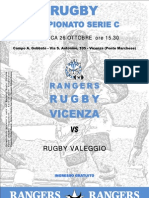 Pieghevole Rangers Rugby Vicenza 08-09 Nr.02