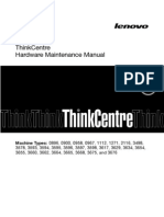 Thinkcentre Hardware Maintenance Manual: Machine Types: 0896, 0900, 0958, 0967, 1112, 1271, 2116, 3498