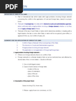 Conflict of Laws Notes - INTRODUCTION