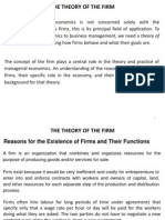 Theory of The Firm 2003