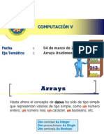 Arrays Unidimensionales en Visual Basic