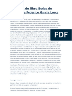 Resumen Del Libro Bodas de Sangre de Federico García Lorca