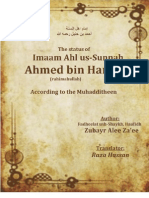 Imaam Ahmad Bin Hanbal in Light of The Muhadditheen