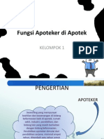 Fungsi Apoteker Di Apotek