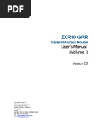 Router ZXR10 GAR Manual 1