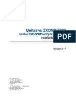 Unitrans ZXONM E300 (V3.17) Installation Manual