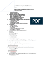 Resolução Da Lista de Bioquímica 2º Bimestre