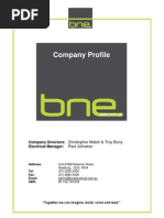 BNE Electrical Profile