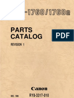 Canon LBP-1760 Parts Manual