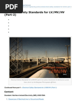 Electrical Safety Standards For LVMVHV Part2