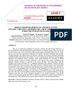 Design and Development of A Pendulum Type Dynamic Vibration Absorber For A Sdof Vibrating System Subjected To Base Excitation