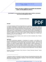 EDUCAÇÃO AMBIENTAL NO NOVO CURRÍCULO DO ENSINO SECUNDÁRIO - Revista Faisa - Faciluz - Nr. 2.v.2 - Jan-Jun - 2011