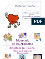 Etiquetado Nutricional