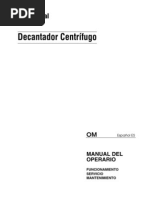 Decanter NX438 Ser5024328 Operation Manual Es