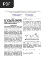 The Speed Control of PMSM