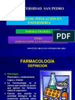 Introduccion A La Farmacologia