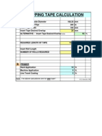 Wrapping Tape Calculation