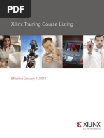 Xilinx Training Courses