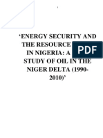 Energy Security and The Resource Curse in Nigeria - Docx 2