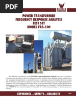 Power Transformer Frequency Response Analysis Test Set Model Fra-100