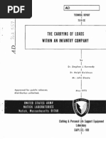 The Carrying of Loads Within An Infantry Company