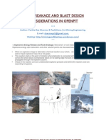 Rock Breakage and Blast Design Considerations in Openpit