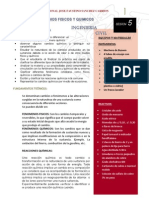 GUIA CUATRO ING CIVIL Cambios Fisicos y Quimicos