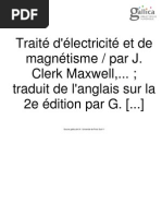 Maxwell - Traité D'électricité Et de Magnétisme - Tome - 2