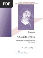 Descartes Lettres