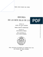 HISTORIA DE LAS SIETE ISLAS DE CANARIA DON TOMAS ARIAS MARfN DE CUBAS