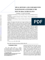 Efficacy of Topical Retinoic Acid Compared With Topical Triamcinolone Acetonide in The Treatment of Oral Lichen Planus