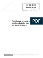 Terminales A Compresión, de Aluminio Estañado