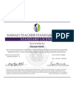 Teaching License