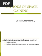 Methods of Space Gaining