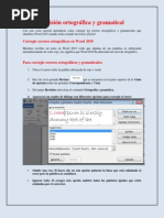 Revisión Ortografica y Gramatica