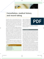 Consultation, Medical History and Record Taking