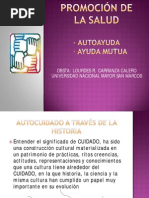 Promocion de La Salud Autoayuda y Ayuda Mutua