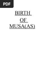 Hazrat Musa Birth